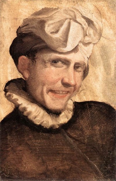 Man Laughing by Annibale Carracci